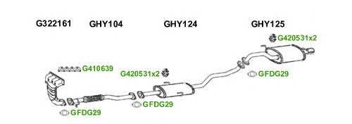 Система выпуска ОГ GT Exhaust 6426