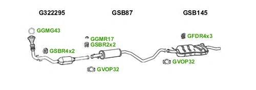 Система выпуска ОГ GT Exhaust 6946