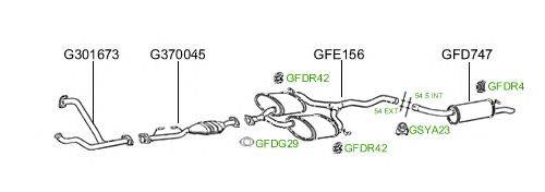 Система выпуска ОГ GT Exhaust 783