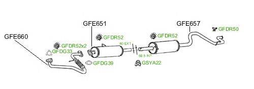 Система выпуска ОГ GT Exhaust 817