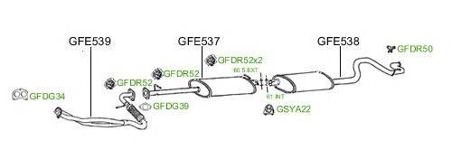 Система выпуска ОГ GT Exhaust 818