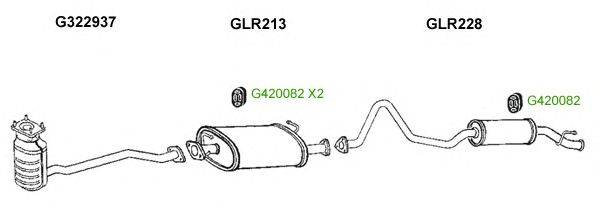 Система выпуска ОГ GT Exhaust 8301