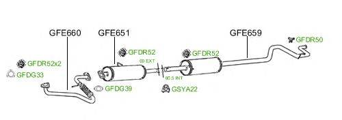 Система выпуска ОГ GT Exhaust 837
