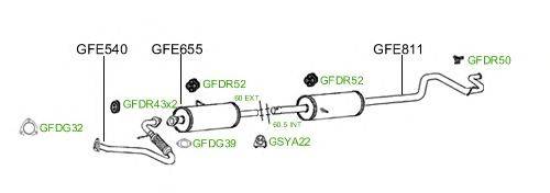 Система выпуска ОГ GT Exhaust 868