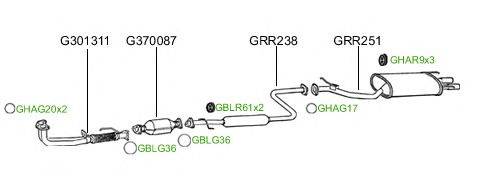 Система выпуска ОГ GT Exhaust 908