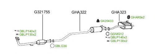 Система выпуска ОГ GT Exhaust 920