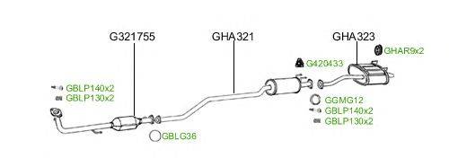 Система выпуска ОГ GT Exhaust 923