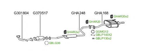 Система выпуска ОГ GT Exhaust 932