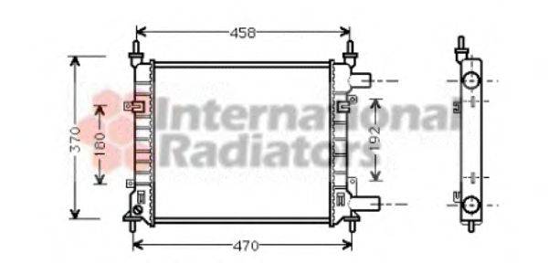 Радиатор, охлаждение двигателя 4SEASONS 110077