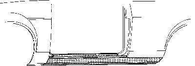 Накладка порога VAN WEZEL 1850.01