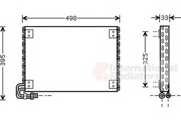 Конденсатор, кондиционер VAN WEZEL 13005227