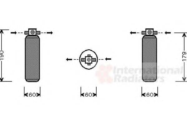 Осушитель, кондиционер VAN WEZEL 8300D028