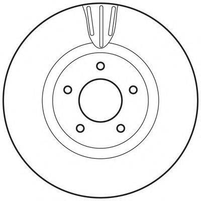 Тормозной диск BENDIX 562465B