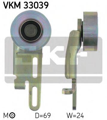 Натяжной ролик, поликлиновой  ремень SKF VKM33039