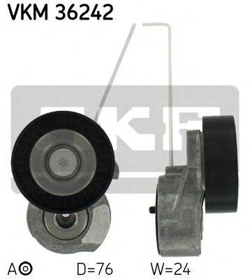 SKF (НОМЕР: VKM 36242) Натяжной ролик, поликлиновой  ремень