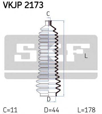 Комплект пылника, рулевое управление SKF VKJP 2173
