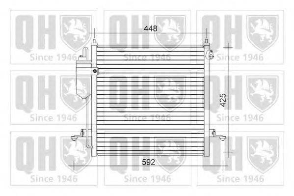 Конденсатор, кондиционер QUINTON HAZELL QCN559