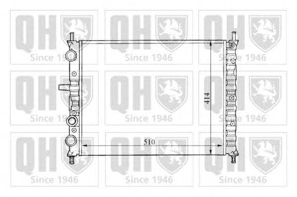 Радиатор, охлаждение двигателя QUINTON HAZELL QER1479