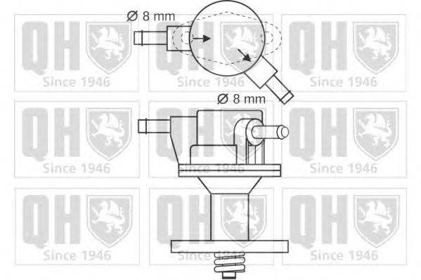 Топливный насос QUINTON HAZELL QFP112