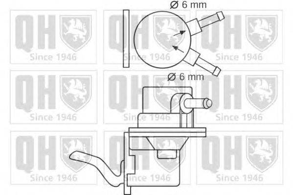 Топливный насос QUINTON HAZELL QFP146