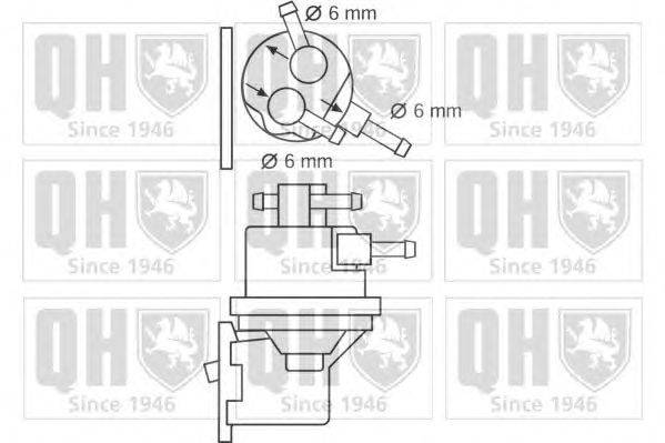 Топливный насос QUINTON HAZELL QFP259