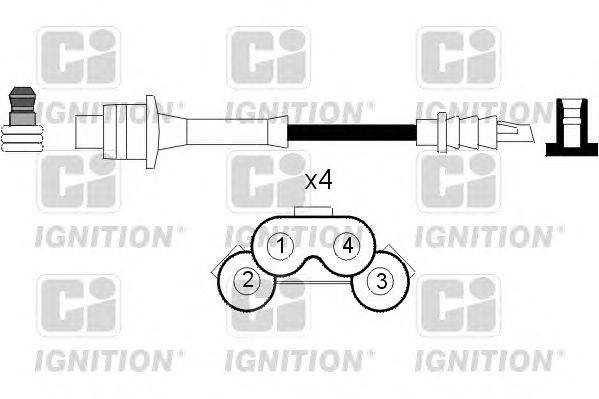 Комплект проводов зажигания QUINTON HAZELL XC878