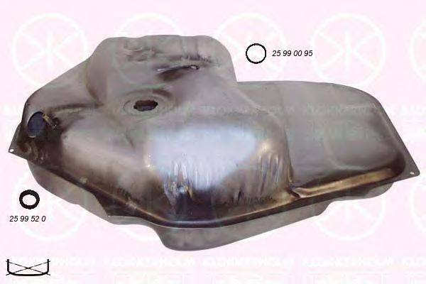 Топливный бак VAN WEZEL 1876081