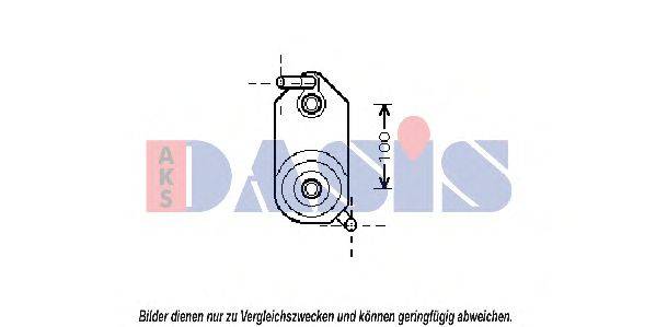 Масляный радиатор, автоматическая коробка передач AKS DASIS 046009N