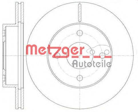 Тормозной диск METZGER 6113110