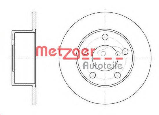 Тормозной диск METZGER 6123.00