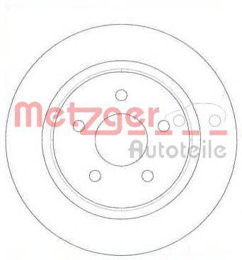 Тормозной диск METZGER 23-1251C
