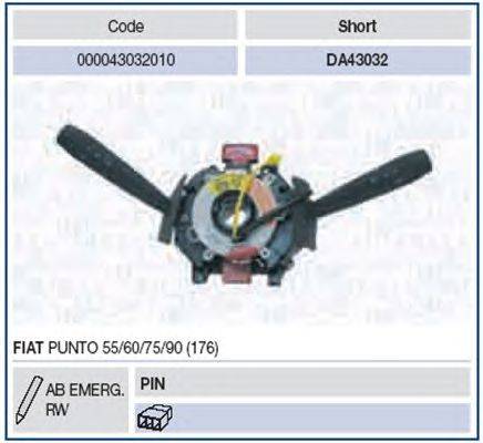 Выключатель на колонке рулевого управления MAGNETI MARELLI 43032