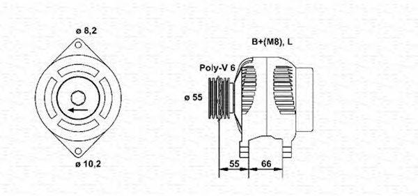 Генератор MAGNETI MARELLI 943354075010