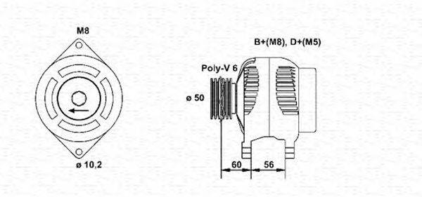 Генератор MAGNETI MARELLI 943354103010