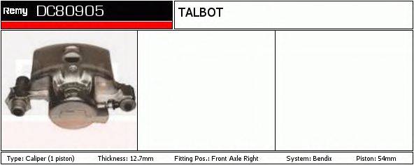 Тормозной суппорт DELCO REMY DC80905