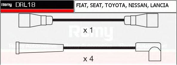 Комплект проводов зажигания DELCO REMY DRL18