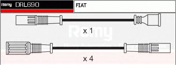 Комплект проводов зажигания DELCO REMY DRL690