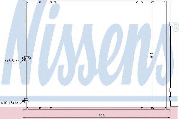 Конденсатор, кондиционер NISSENS 940297