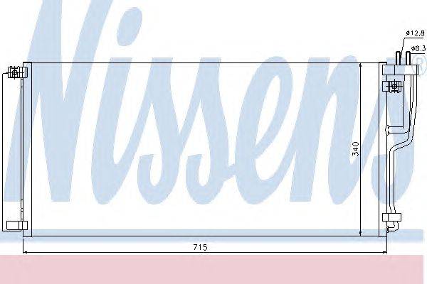 Конденсатор, кондиционер NISSENS 94896