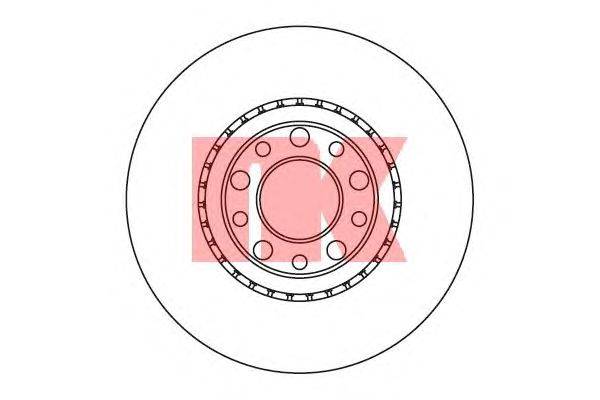Тормозной диск NK 201022