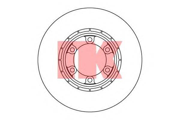 Тормозной диск NK 203017