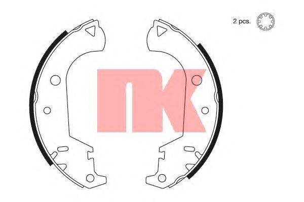 Комплект тормозных колодок NK 2723677