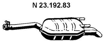 Глушитель выхлопных газов конечный EBERSPÄCHER 23.192.83