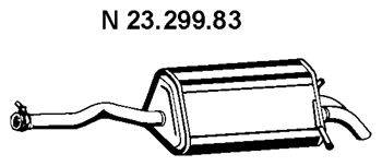 Глушитель выхлопных газов конечный EBERSPÄCHER 23.299.83
