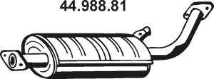 Средний глушитель выхлопных газов WALKER 18640