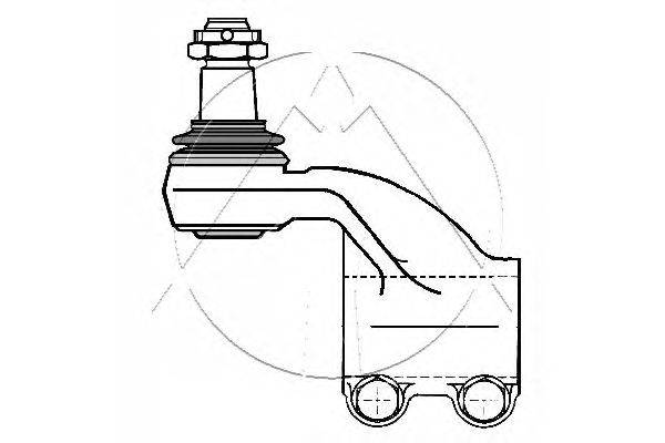 Наконечник поперечной рулевой тяги SIDEM 44230