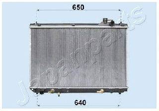 Радиатор, охлаждение двигателя JAPANPARTS RDA153084
