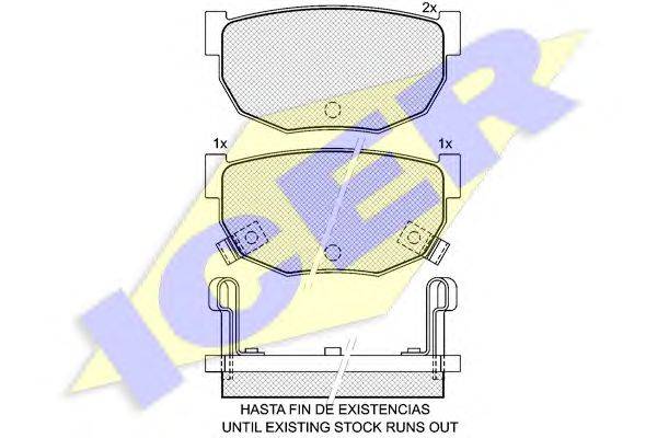 Комплект тормозных колодок, дисковый тормоз JURID 572130B