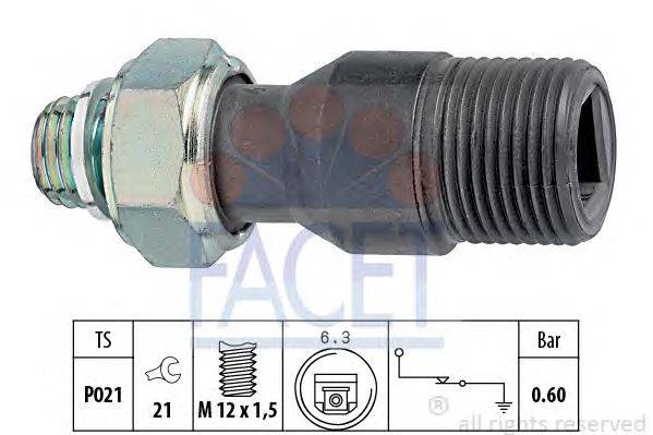 Датчик давления масла FACET 70123