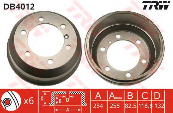 Тормозной барабан TRW DB4012